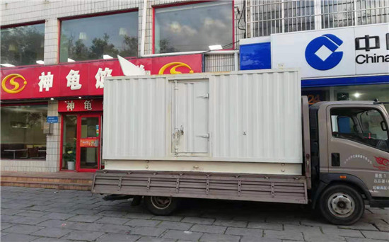 四子王出租发电机施工案例
